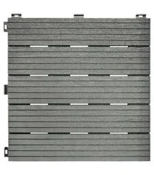 Гумове покриття для підлоги Multy Home Cosmopolitan, Коричневе, рифлене, 30×30 см, 6 шт