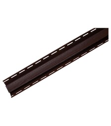 Планка FaSiding Standard/Blockhouse «Внутрішній кут», Коричневий, 10 шт
