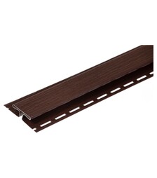 Планка FaSiding Standard/Blockhouse «З'єднувальна», Коричневий, 10 шт