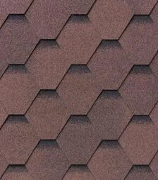 Битумная черепица Superglass Hex (27), Dual Brown Ultra, 3 м² (285620)