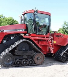 Гусеничный трактор Case IH Steiger STX 450 QuadTrac, 2002 г.в, 9729 м/ч, б/у