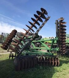 Борона дискова John Deere 630, 7,8 м, з гладкими дисками, б/в
