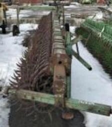 Борона ротаційна навісна John Deere 400, 9 м, диск 52 см, б/в