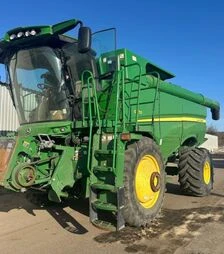 Комбайн John Deere S670, 2014 г.в, б/у, НА ЗАПЧАСТИ