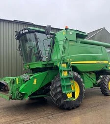 Зерноуборочный комбайн John Deere T670i Hillmaster, 2008 г.в, 2811 м/ч, б/у