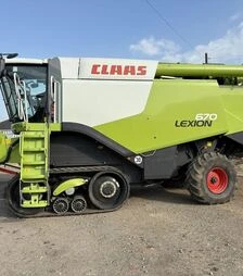Зернозбиральний комбайн Claas Lexion 670 TT, 2016 р.в, 3010 м/год, б/в