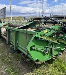 Жатка зерновая John Deere 625R, 2007 г.в. + оборудование для сбора подсолнечника, б/у