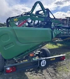 Жатка зерновая John Deere 630X, 2019 г.в. + транспортная тележка, б/у