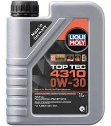 Моторна олива Liqui Moly Top Tec 4310 0W-30, 1 л