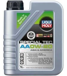 Моторна олива Liqui Moly Special Tec AA 0W-20, 1 л