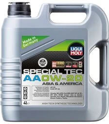 Моторна олива Liqui Moly Special Tec AA 0W-20, 4 л