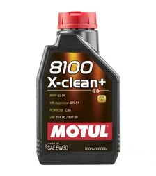 Моторна олива Motul 8100 X-clean+ 5W-30, 1 л
