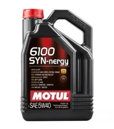 Моторное масло Motul 6100 Syn-nergy 5W-40, 4 л