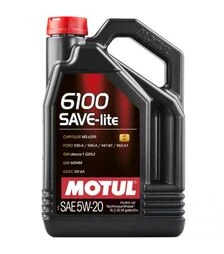 Моторное масло Motul 6100 Save-Lite 5W-20, 5 л