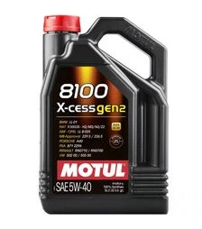 Моторна олива Motul 8100 X-cess GEN-2 5W-40, 5 л