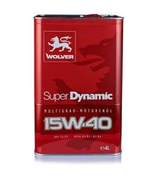 Моторна олива WOLVER SUPER DYNAMIC 15W-40, 4 л