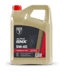 Моторна олива 7FLAGS ALPHA SNX 5W-40 API SN/CF, 4 л