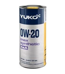 Моторна олива VUKO MAX SYNTHETIC A&A 0W-20 API SP, 1 л