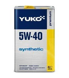 Моторна олива VUKO SYNTHETIC 5W-40 API SN/CF, 4 л