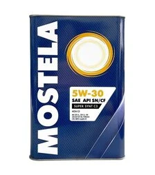 Моторное масло Mostela Super Synt C3 5W-30, 3,78 л
