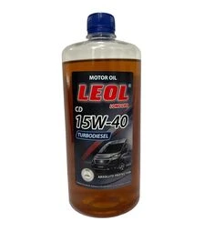 Моторна олива турбодизельна LEOL TURBODIESEL 15W-40, API CD, 1 л (0,9 л)