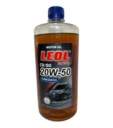 Моторна олива турбодизельна LEOL TURBODIESEL 20W-50, API CD, 1 л (0,9 л)