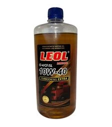 Моторна олива турбодизельна LEOL TURBODIESEL EXTRA 10W-40, API CI-4/CF/SL, ACEA E7, 1 л (0,9 л)