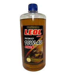 Моторна олива LEOL Ultra 10W-40, API SN/SM/CF, 1 л (0,9 л)