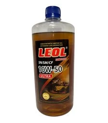 Моторна олива LEOL Ultra 10W-50, API SN/SM/CF, 1 л (0,9 л)