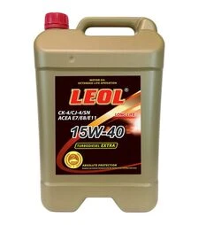 Моторное масло LEOL Turbodiesel Extra 15W-40, API CK-4/CJ-4/SN, ACEA E7/E8/E11, 10 л