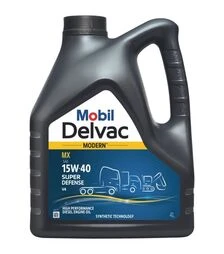 Моторна олива MOBIL DELVAC MODERN Super Defense V4, 15W40, 4 л