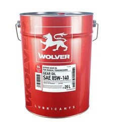 Трансмісійне мастило WOLVER GEAR OIL 85W-140 GL-5, відро, 20 л