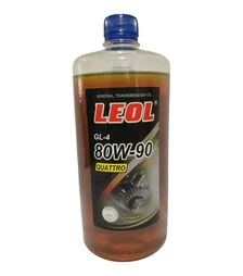 Трансмісійне мастило LEOL QUATTRO форвард 80W-90, API GL-4, 1 л (0,9 л)
