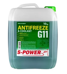Антифриз S-POWER ANTIFREEZE (G11) зелений, 10 кг