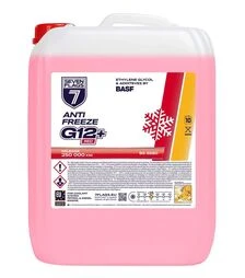 Антифриз 7FLAGS G12+ червоний, 10 л