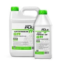 Антифриз TURBO PULS ANTIFREEZE -30 (G11) зелений, 5 л