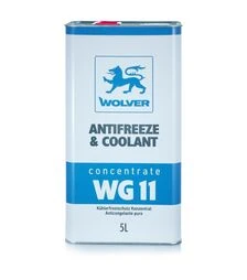 Антифриз WOLVER ANTIFREEZE & COOLANT CONCENTRATE (WG11) синій, 5 л