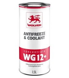 Антифриз WOLVER ANTIFREEZE & COOLANT CONCENTRATE (WG12+) червоний, 1,5 л