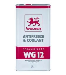 Антифриз WOLVER ANTIFREEZE & COOLANT CONCENTRATE (WG12+) червоний, 5 л