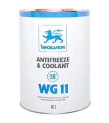 Антифриз WOLVER ANTIFREEZE & COOLANT (WG11) синій, 10 л