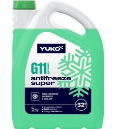 Антифриз VUKO Antifreeze -32 (Super G11) зелений, 5 л