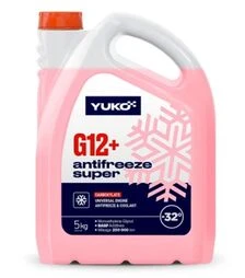 Антифриз VUKO Antifreeze -32 (Super G12+) червоний, 5 л