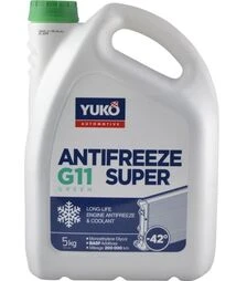 Антифриз VUKO Antifreeze -40 (Super G11) зеленый, 5 л