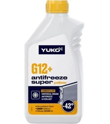 Антифриз VUKO Antifreeze -40 (Super G12+) желтый, 1л