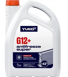Антифриз VUKO Antifreeze -40 (Super G12+) красный, 5 л
