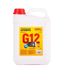 Антифриз VOIN G12 красный, 4 л