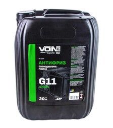 Антифриз VOIN G11 зеленый, 20 л