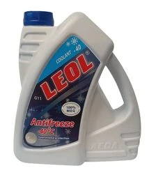 Антифриз LEOL G11, -40°C, синій, 4 л