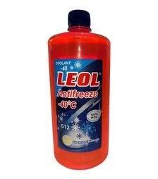 Антифриз LEOL G12 -40°C, червоний, 1 л (0,9 л)