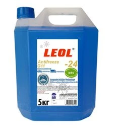 Антифриз LEOL G11 -24°C, синій, 5 кг